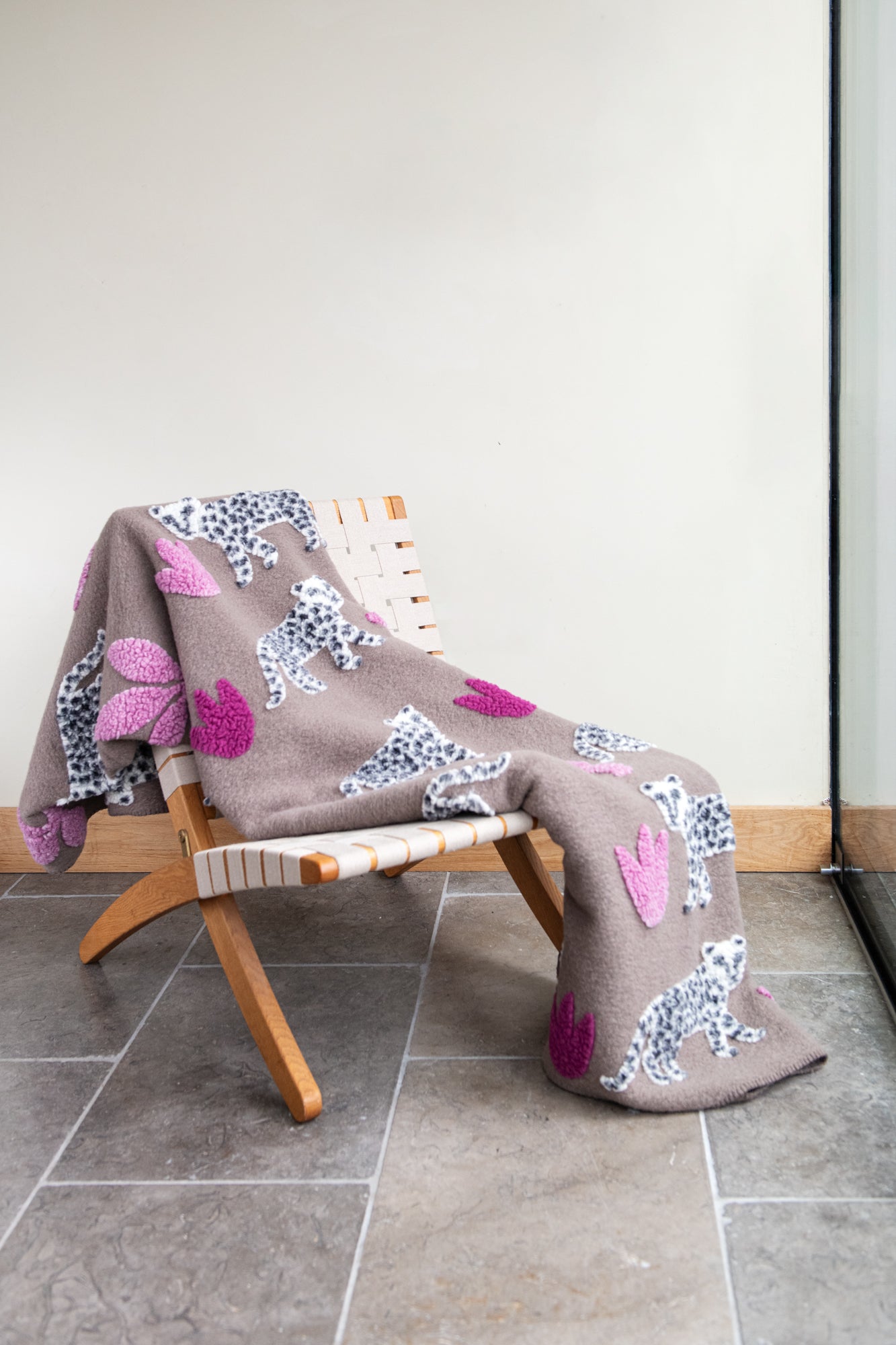 Adorable Cubs Textured Wool Blanket