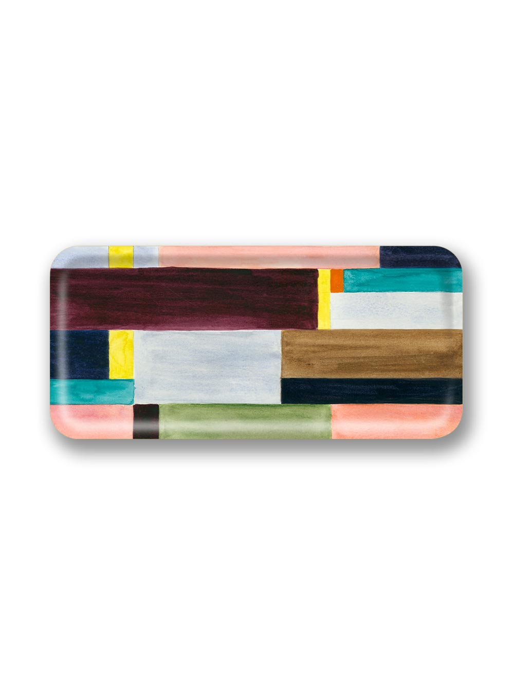 Art Quadrant 1 Small Narrow Tray Design by Avenida Home with Wallace Sewell