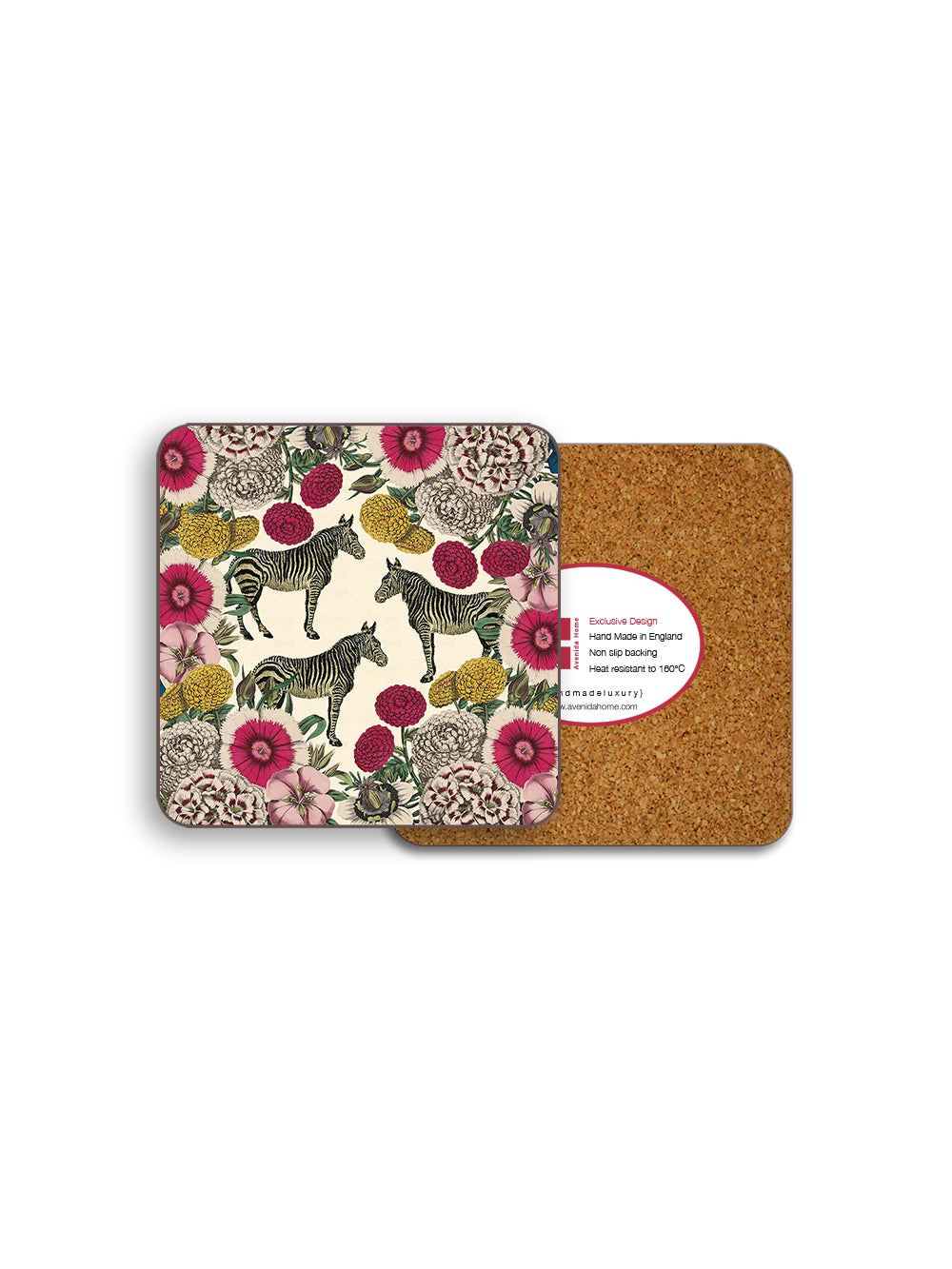  Flora Fauna Cream Coaster