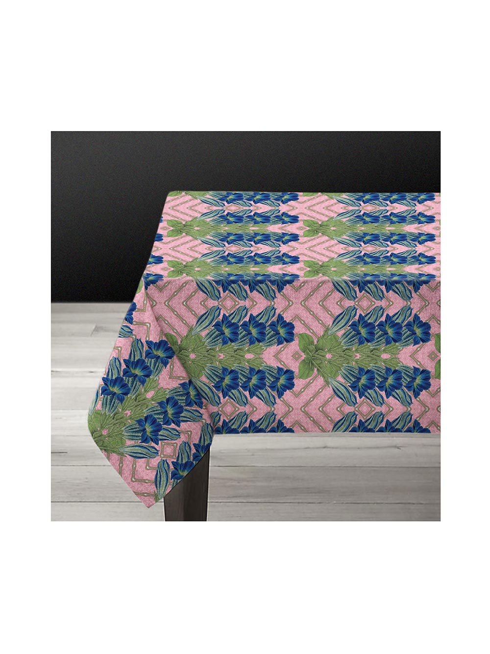 Blue Flower Tablecloth