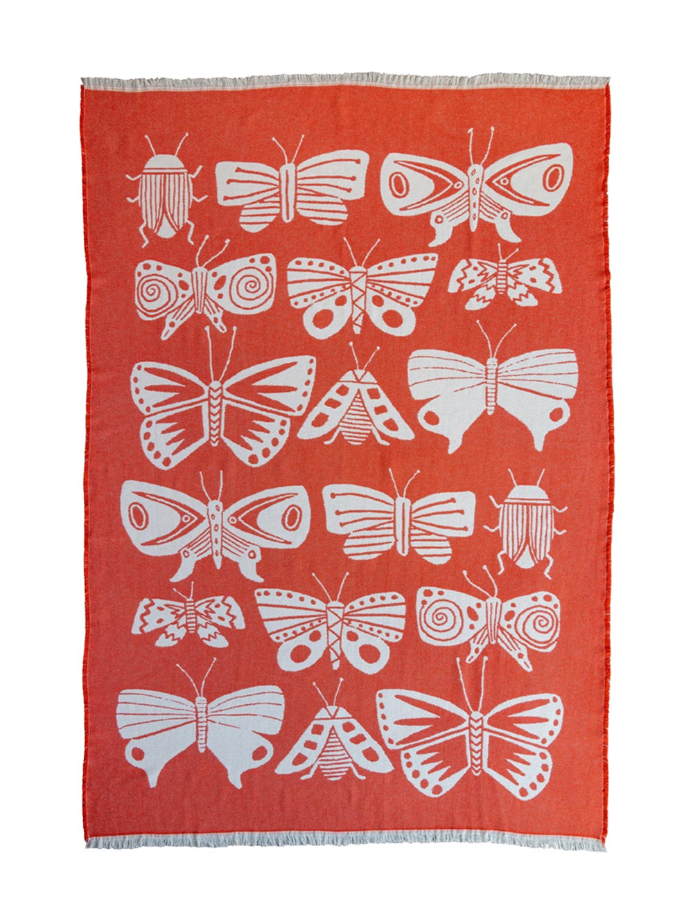 Mariposa Pink Light Cotton Blanket