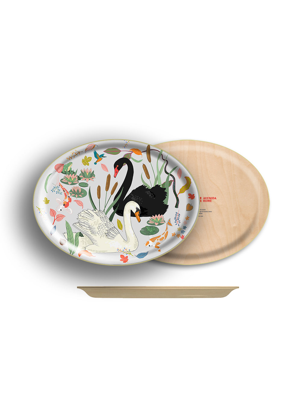 Swan Lake Oval Tray