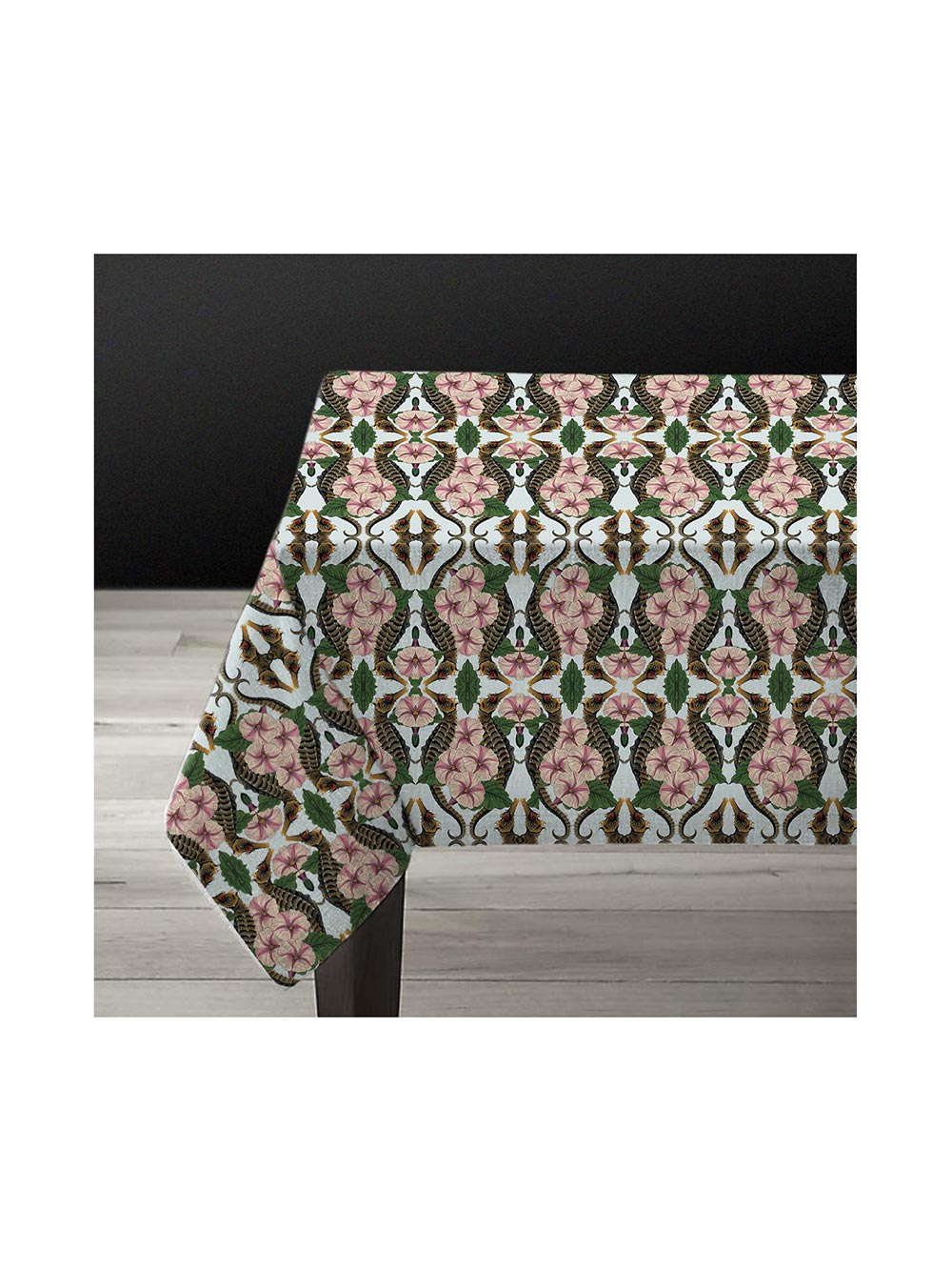 Seahorse 1.5 x 2m Linen Tablecloth Design by Avenida Home with PATCH NYC