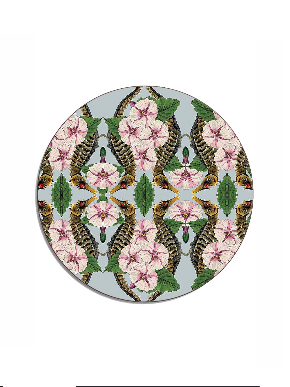 Seahorse Floral Placemat