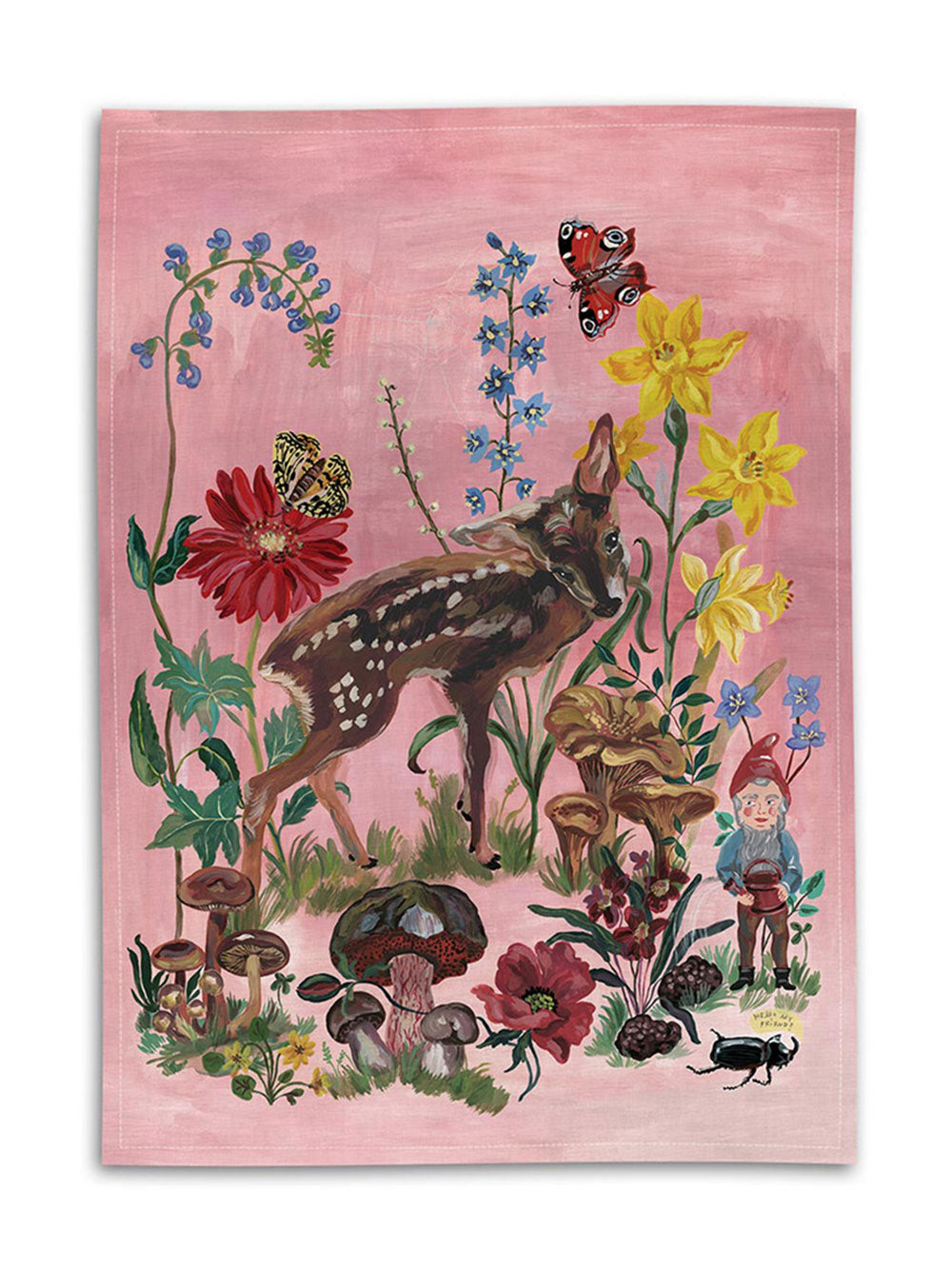 Bambi Tea Towel