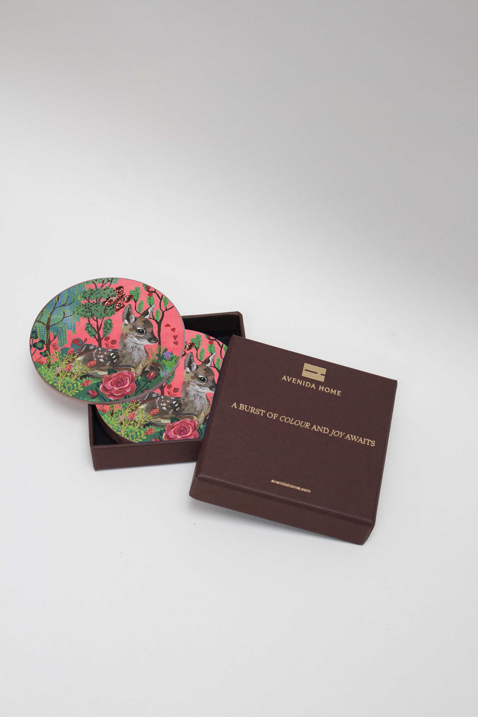 Bambi in the Woodlands Set of 4 Coasters