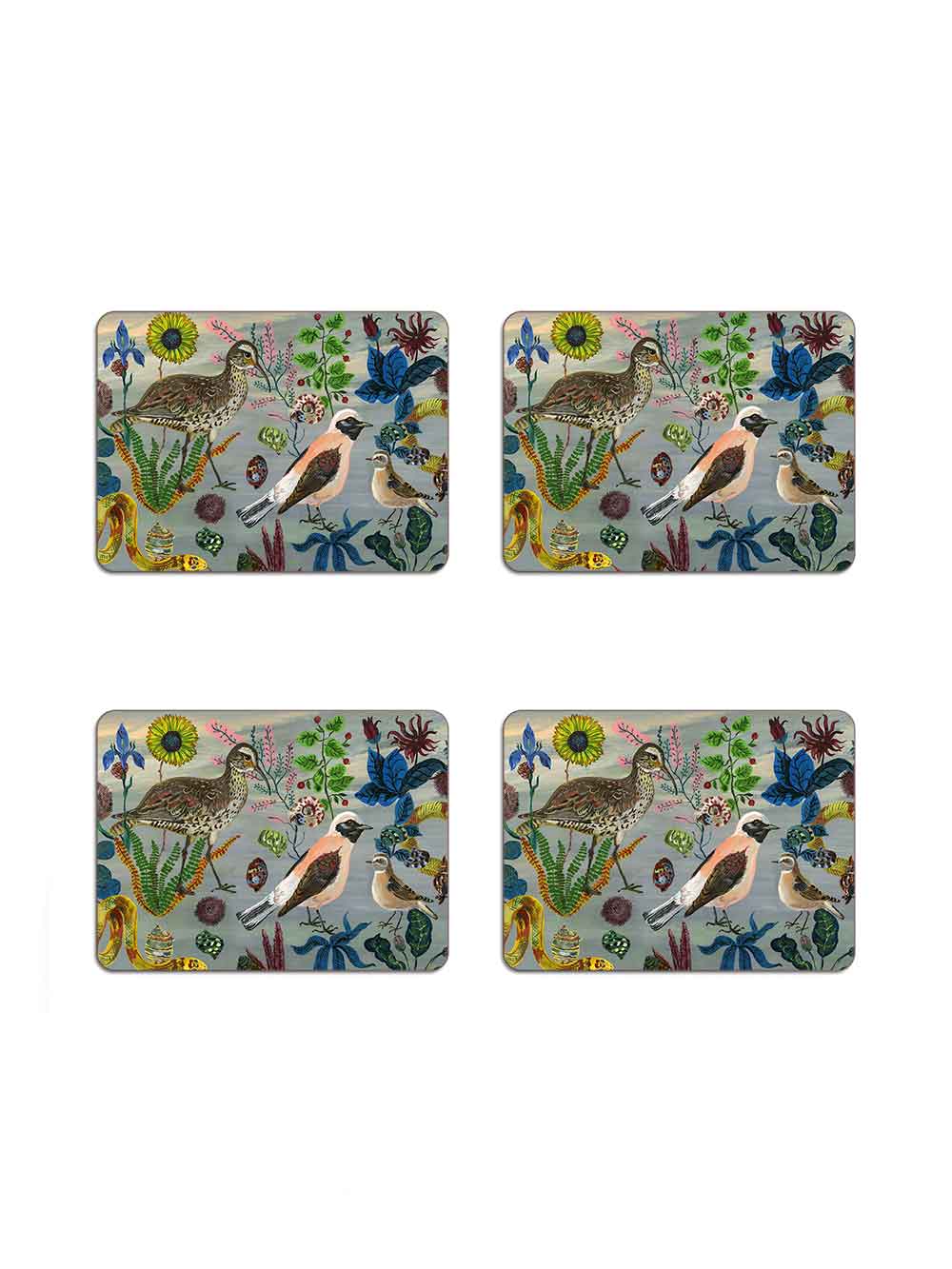Birds in the Dunes Set of 4 Table Mats