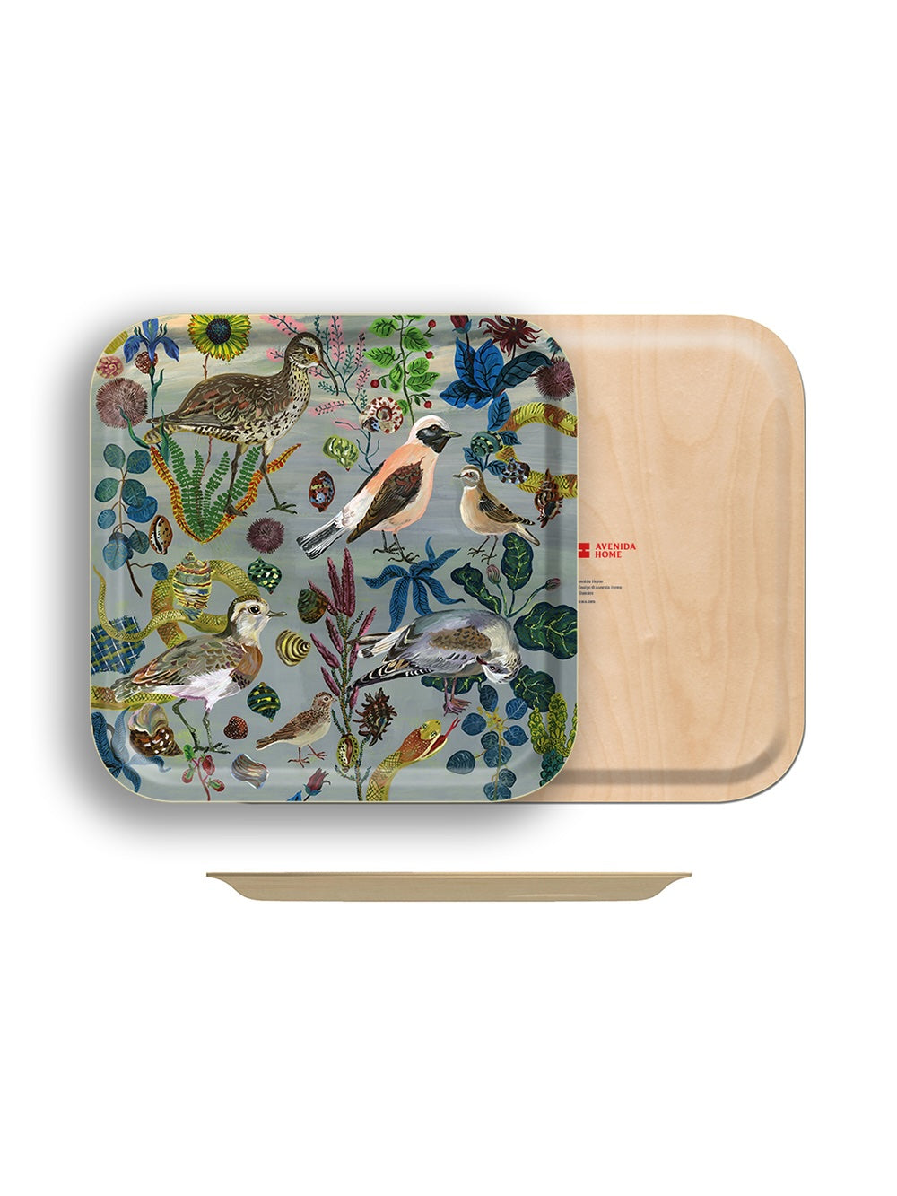 Birds In The Dunes Birchwood Tray