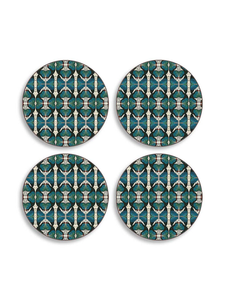 Blue Butterfly Placemat Set Design by Avenida Home with PATCH NYC 