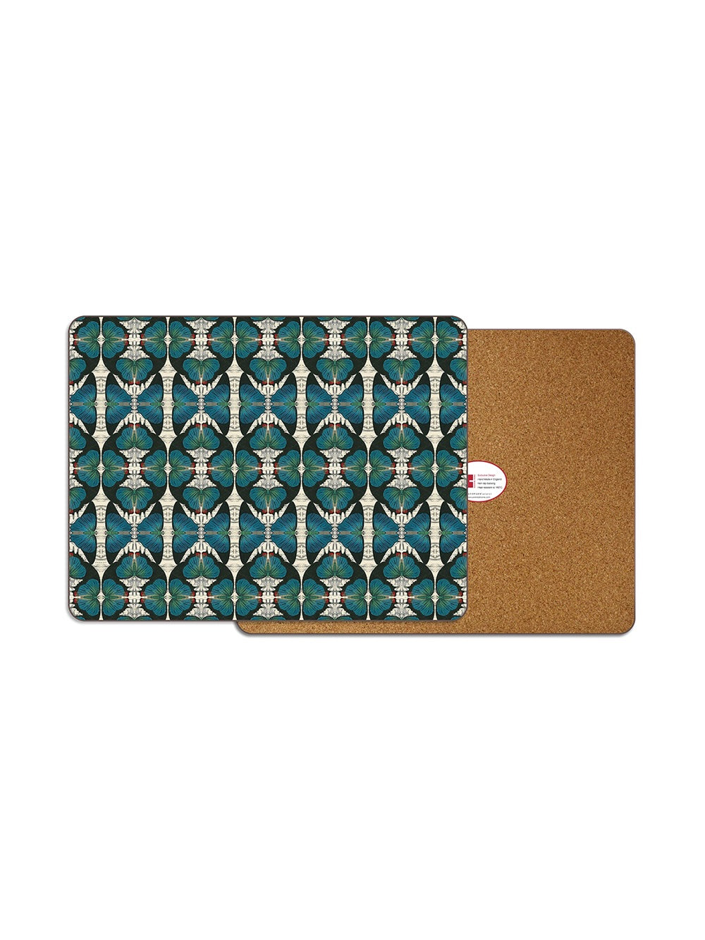 Blue Butterfly Rectangular Table Mat