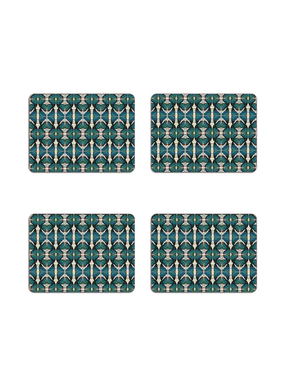 Blue Butterfly Table Mat Set Design by Avenida Home with Patch NYC