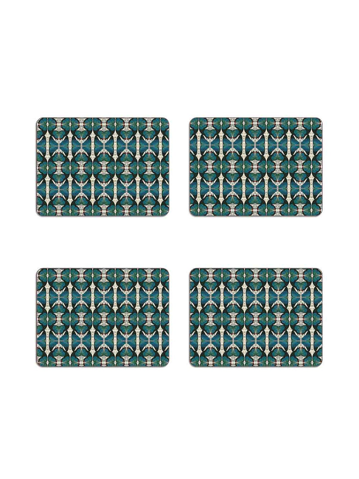 Blue Butterfly Table Mat Set Design by Avenida Home with Patch NYC