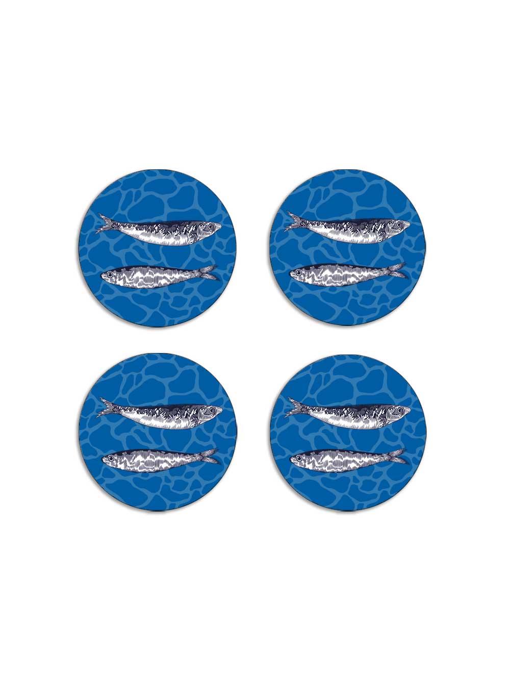 Blue Tide Marine Coaster Set by Studio Avenida, Avenida Home's own design house