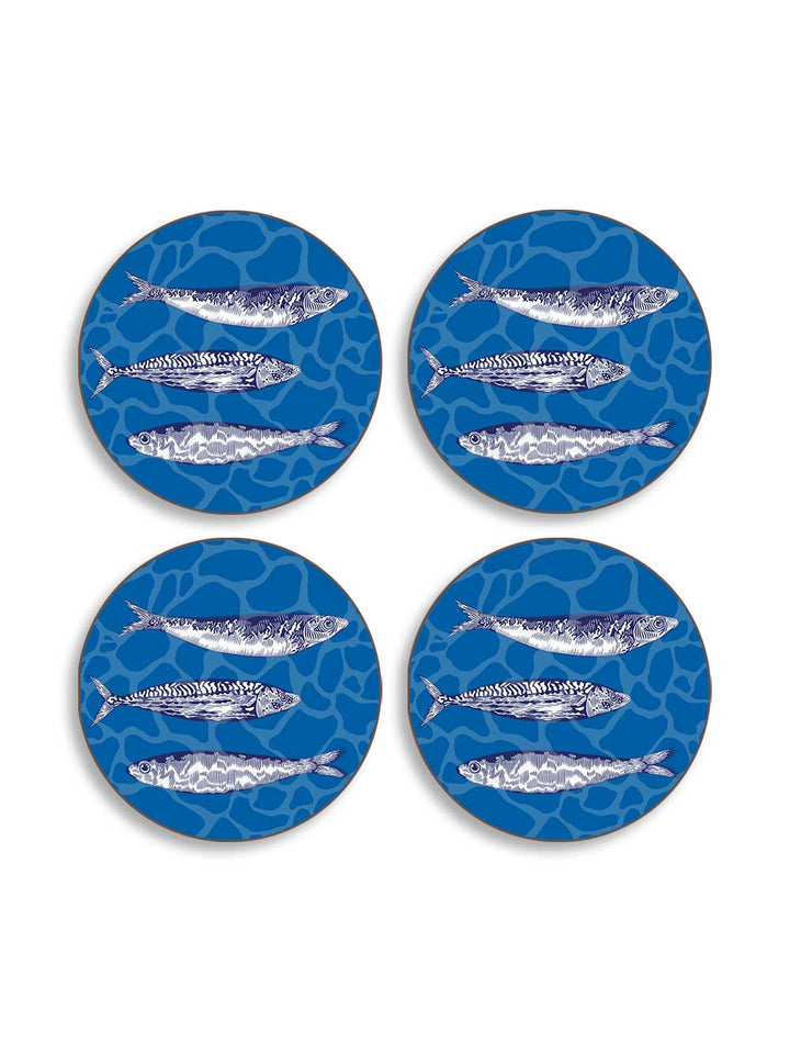 Blue Tide Marine Placemat Set by Studio Avenida, Avenida Home's own design house