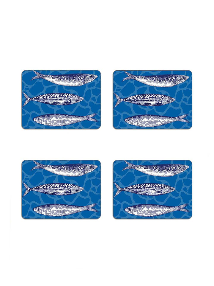 Blue Tide Marine Table Mat Set by Studio Avenida, Avenida Home's own design house
