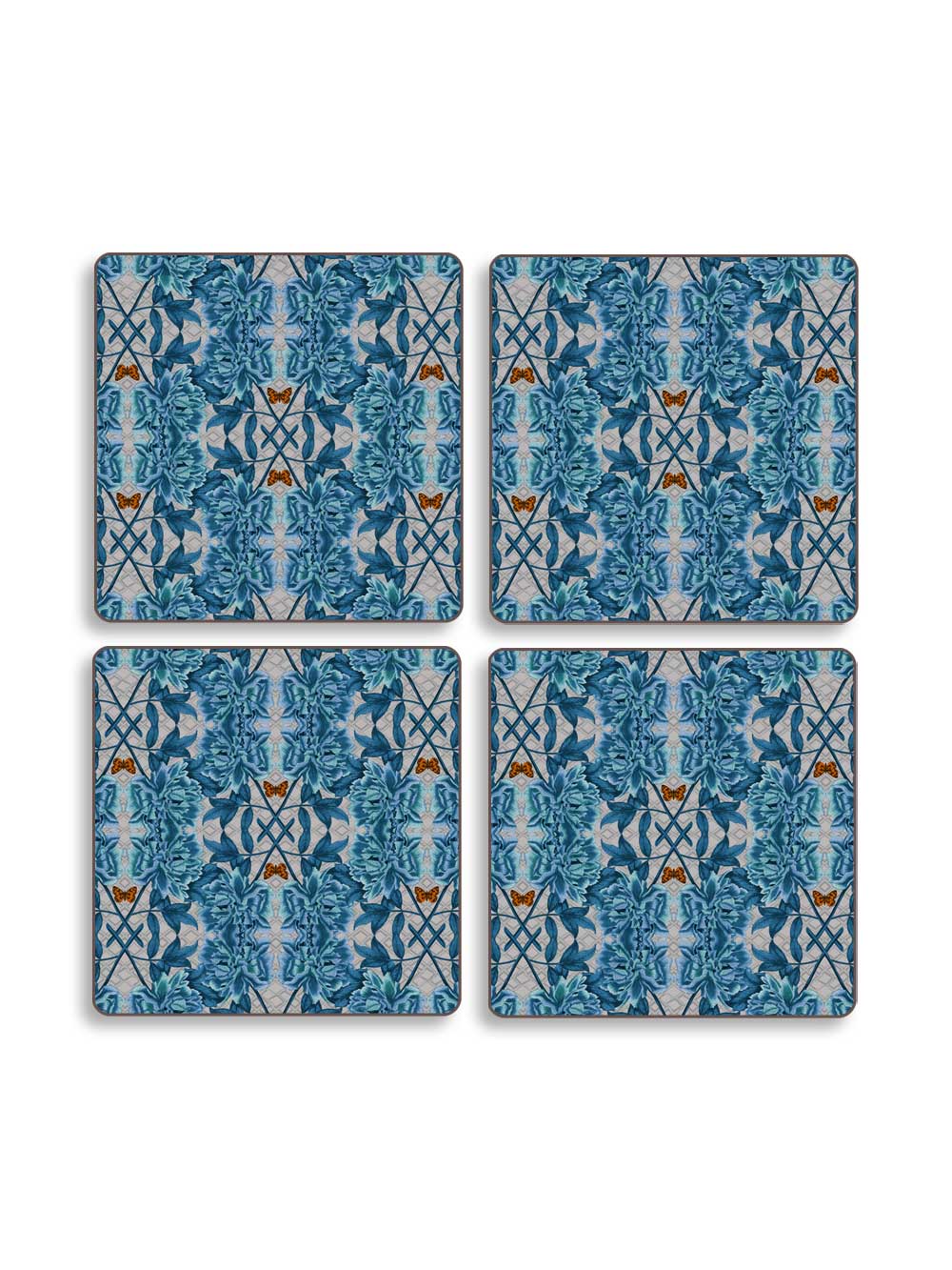 Blue Tree Peony Placemat Set Design by Avenida Home with PATCH NYC 