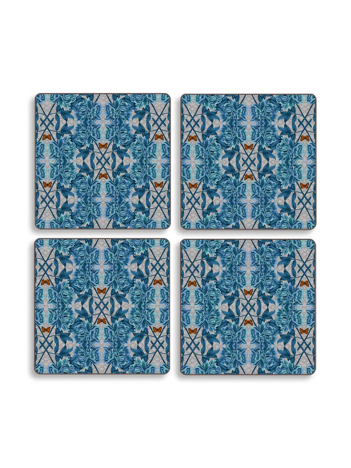 Blue Tree Peony Placemat Set Design by Avenida Home with PATCH NYC 