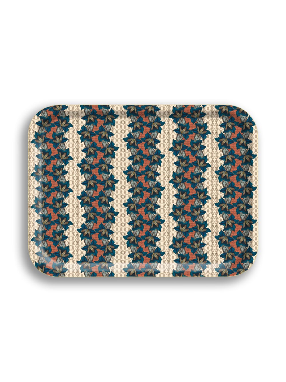 Blue Trumpet Tray
