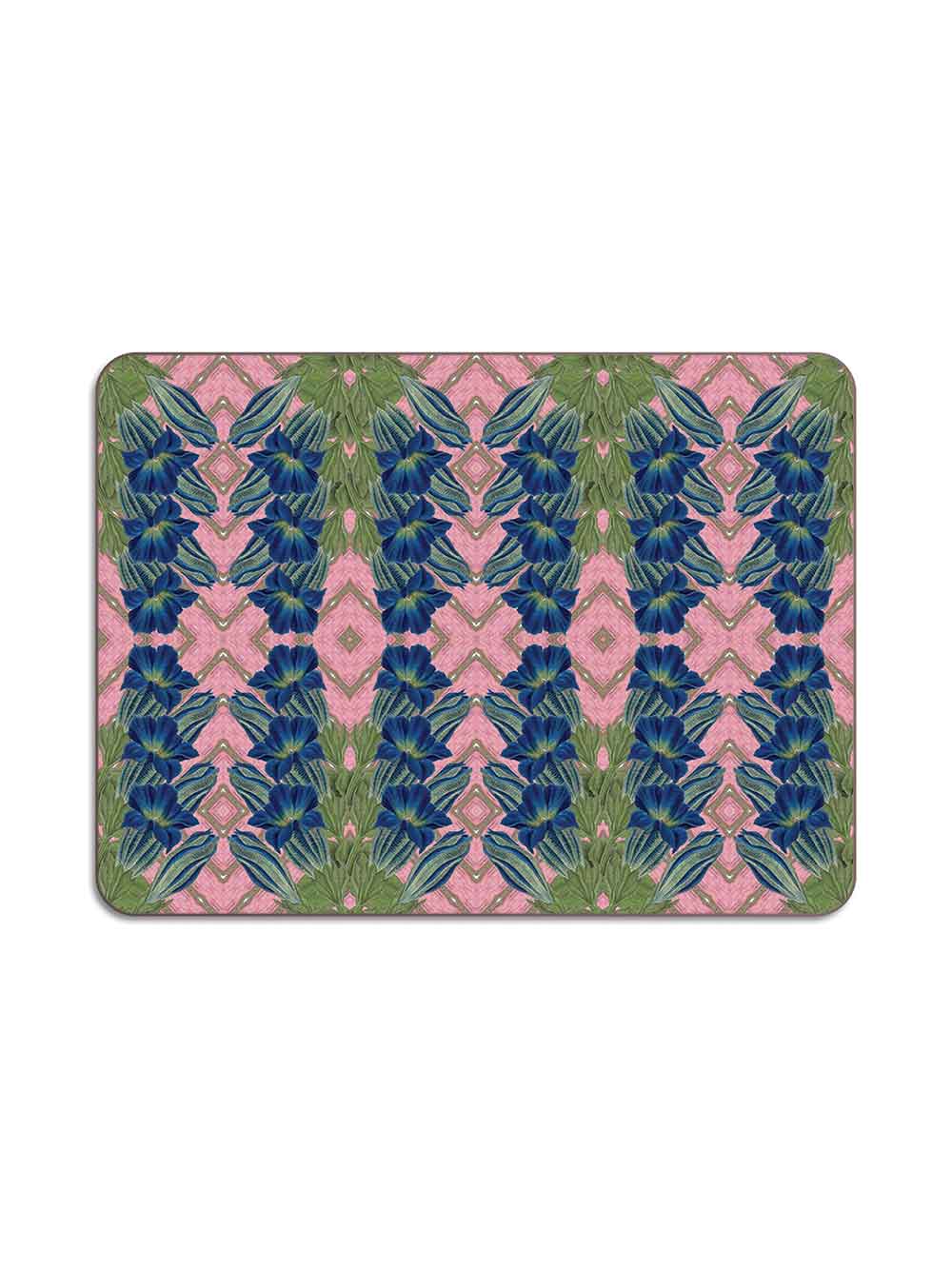 Blue Flower Table Mat