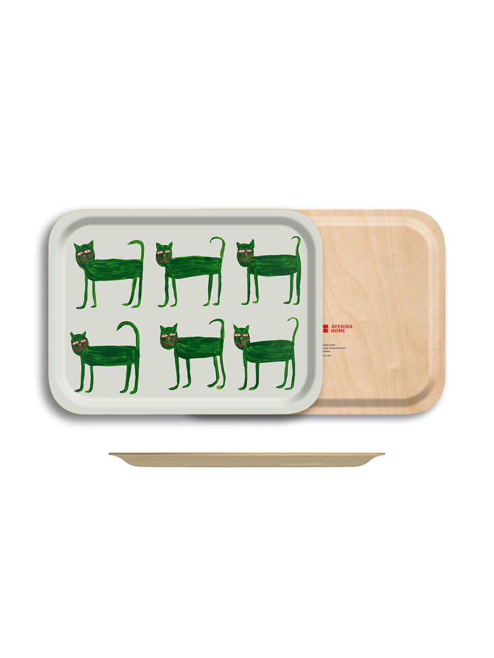 Cat Clowder Birch Wood Tray