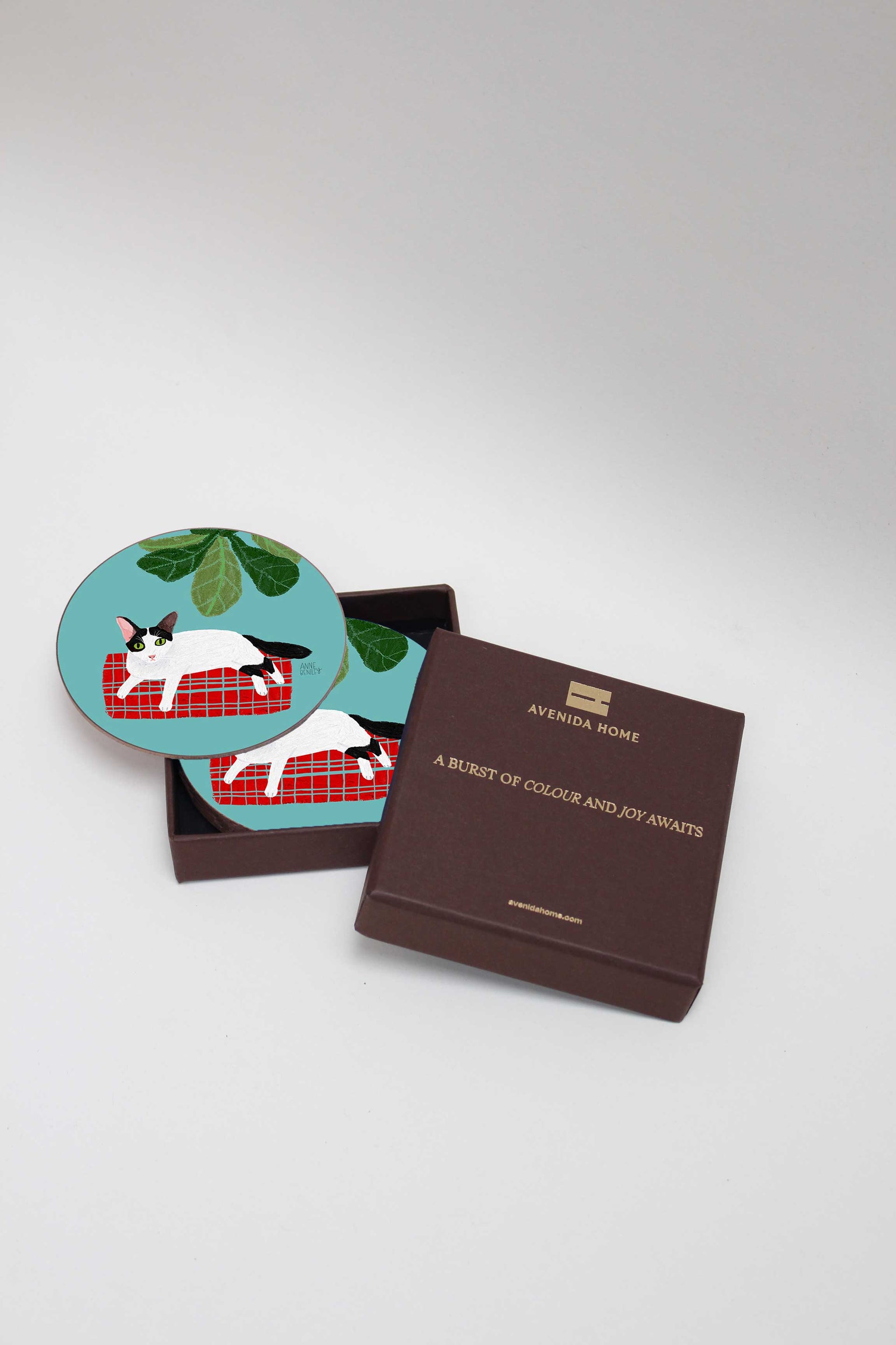 Cats Oreo Set of 4 Coasters