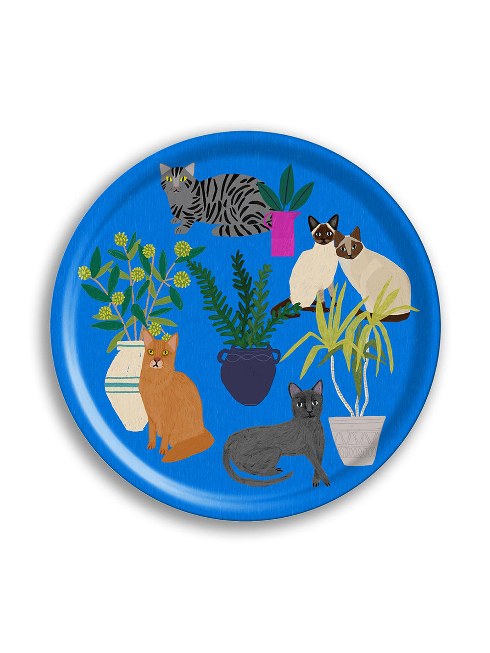 Cats Round Tray