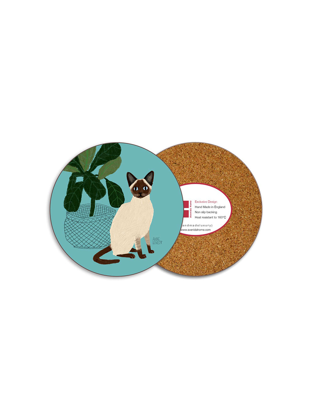 Cats Seal Point Siamese Coaster