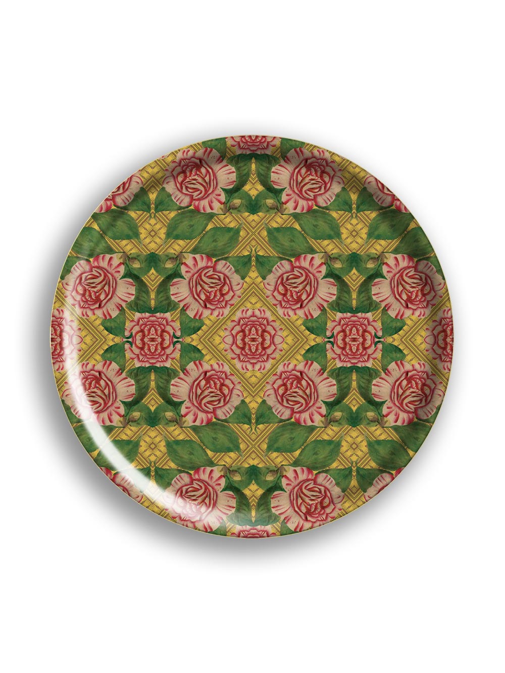 Charming Camellia Round Tray