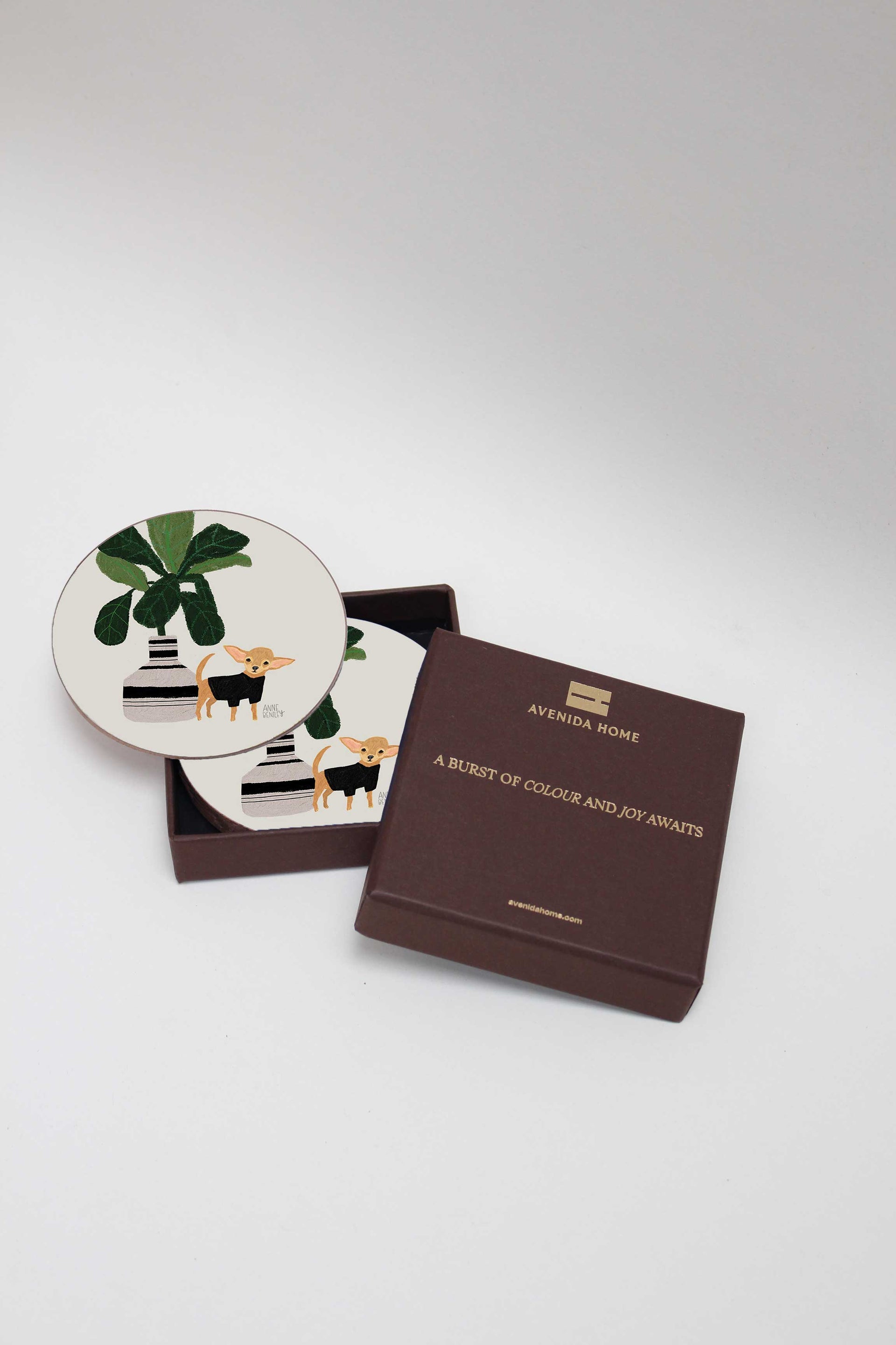 Dogs Chihuahua Set of 4 Coasters