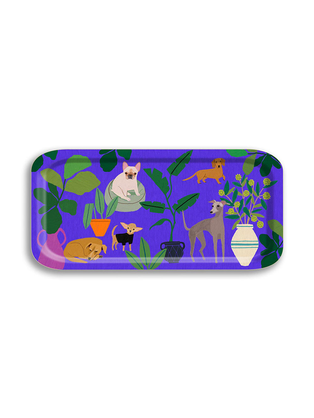Dogs Narrow Tray
