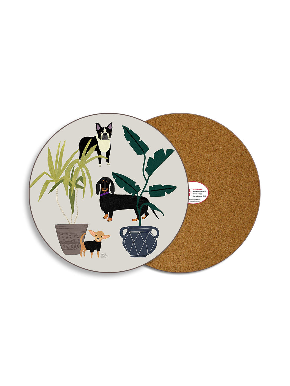 Dogs Round Luncheon Placemat