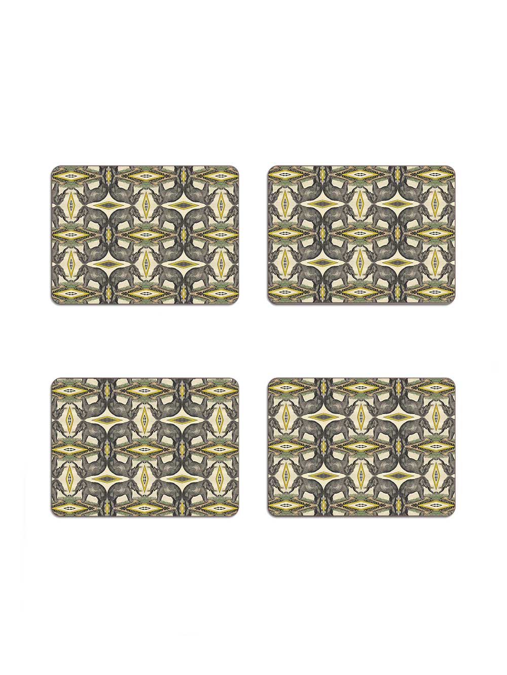 Elephants Set of 4 Table Mats