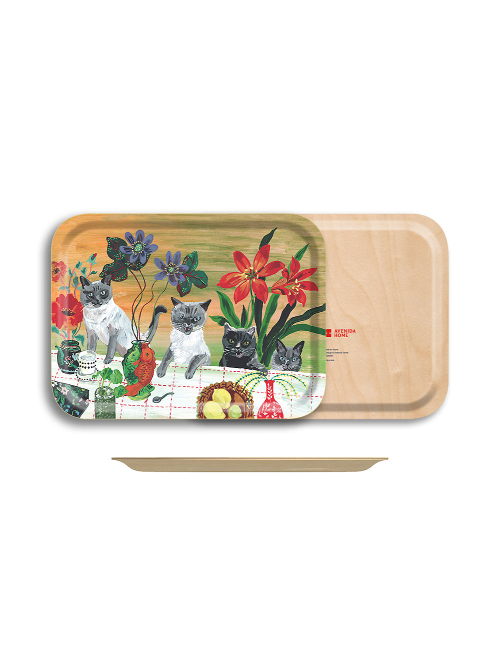 Four Cats Small Tray