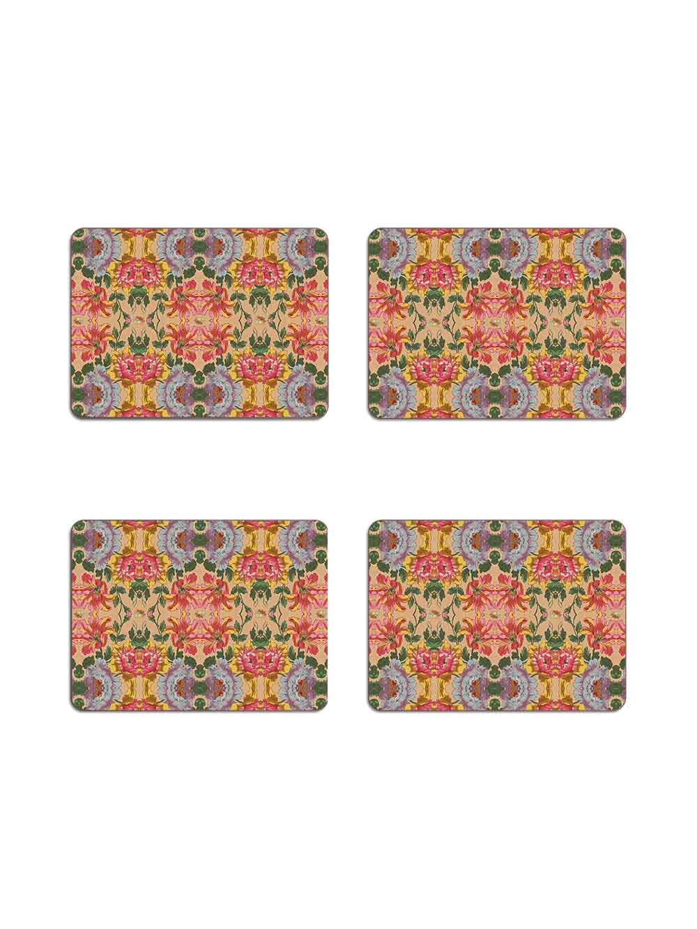 French Wallpaper Table Mat Set Design by Avenida Home with PATCH NYC 