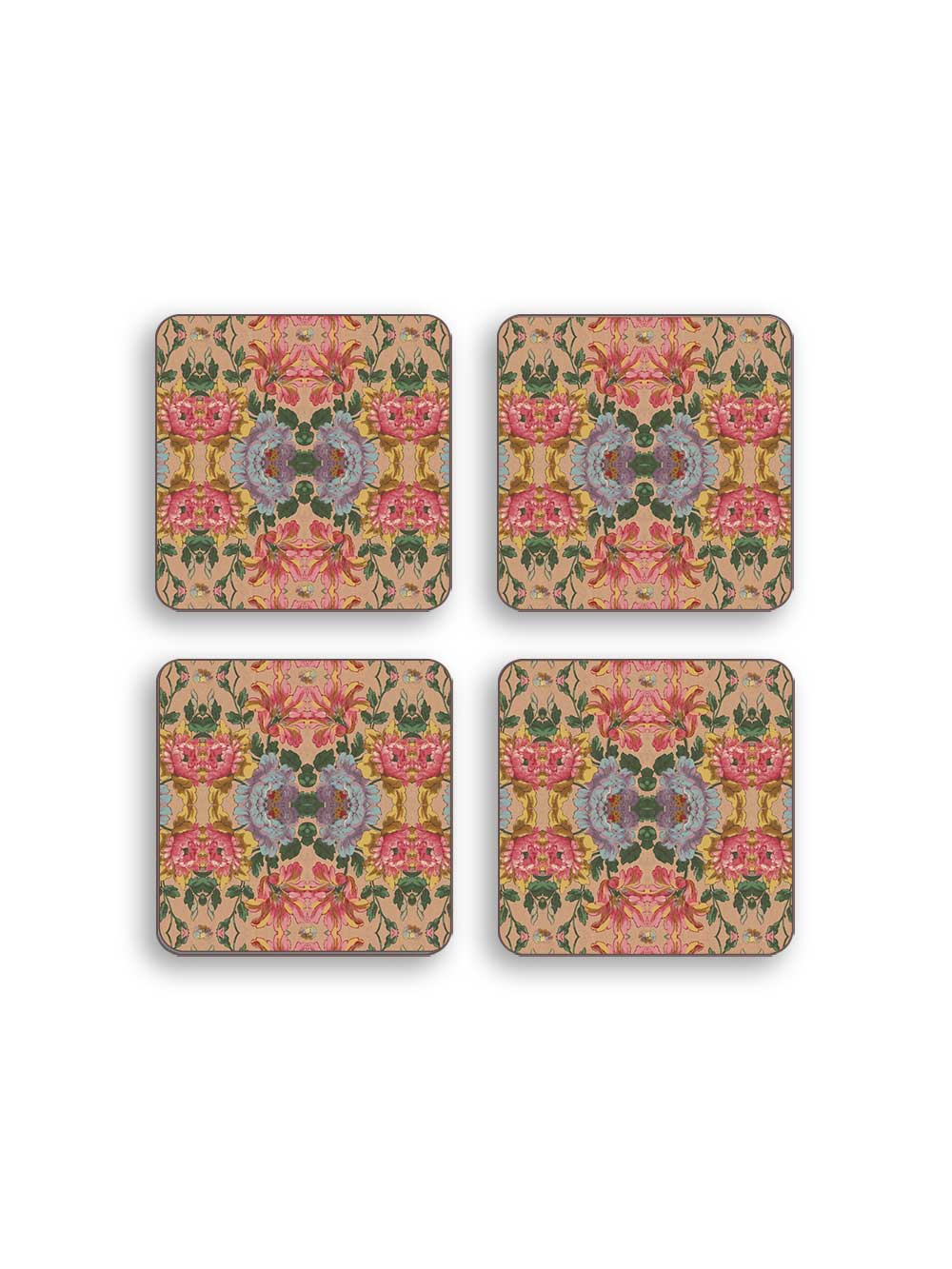 French Wallpaper Coaster Set Design by Avenida Home with PATCH NYC 