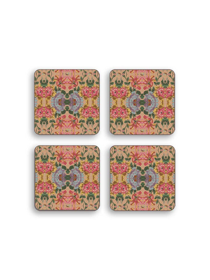 French Wallpaper Coaster Set Design by Avenida Home with PATCH NYC 