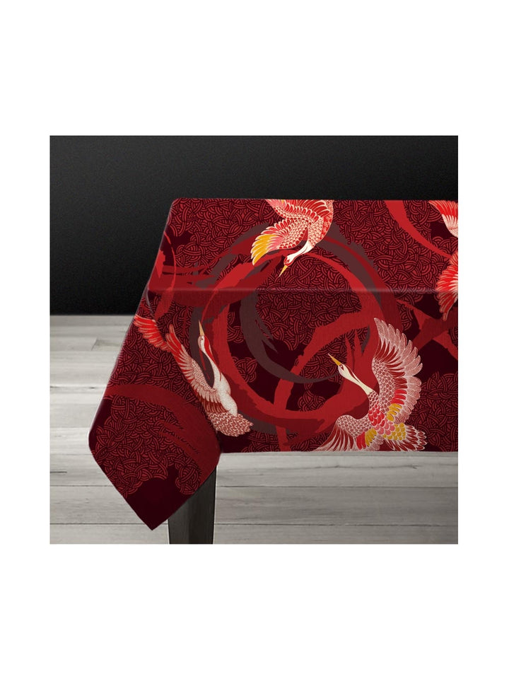 Geese 1.5 x 2m Linen Tablecloth by Studio Avenida, Avenida Home's own design house