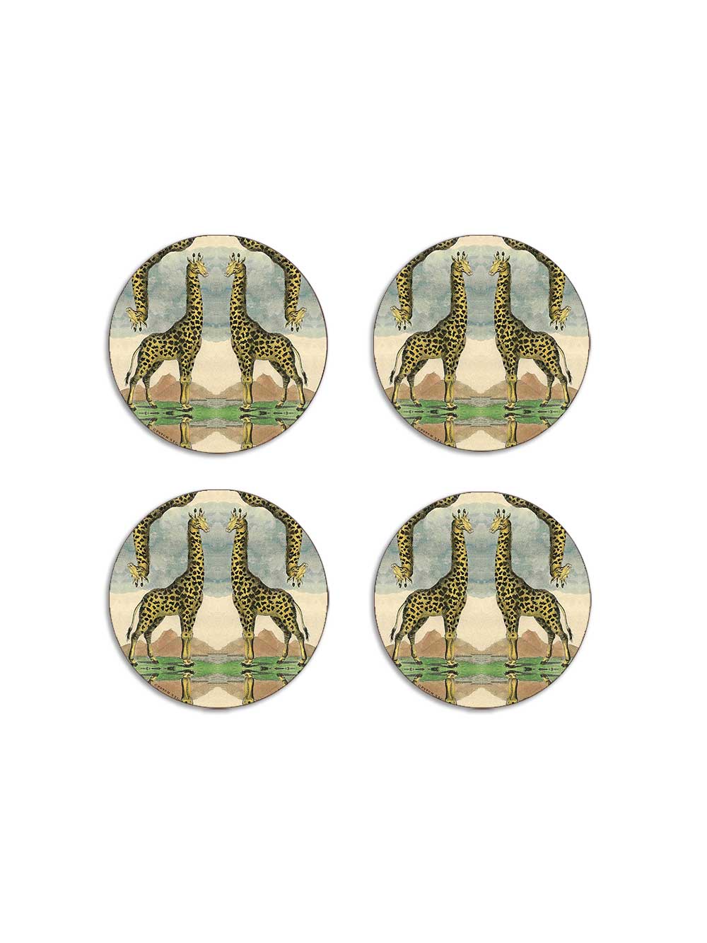 Giraffe Set of 4 Coasters