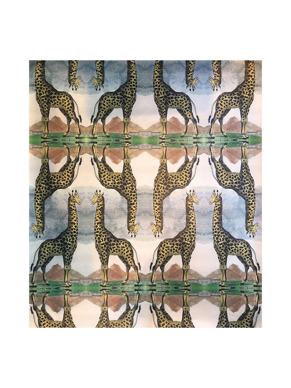 Giraffe Wallpaper Design by Avenida Home with PATCH NYC 