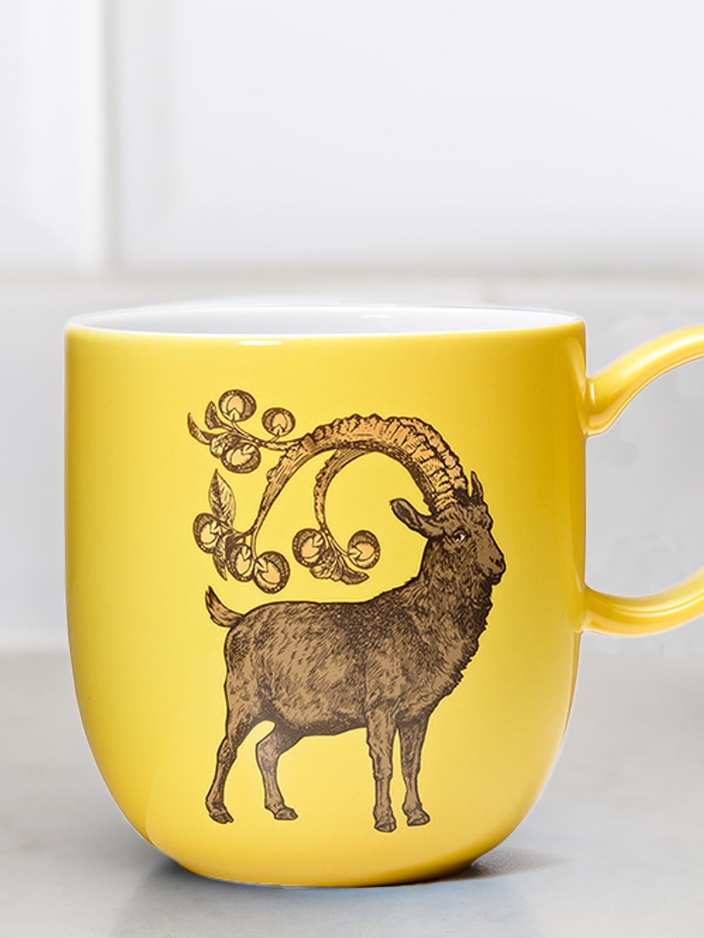 Goat Porcelain Mug