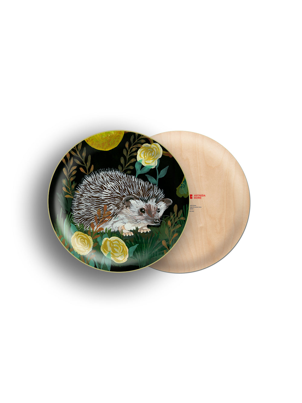 Hedgehog Birch Wood Mini Tray