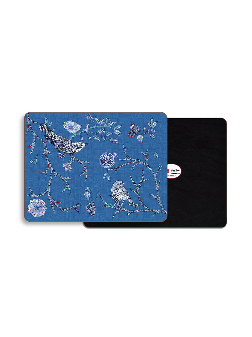 Indigo Birds Table Mat
