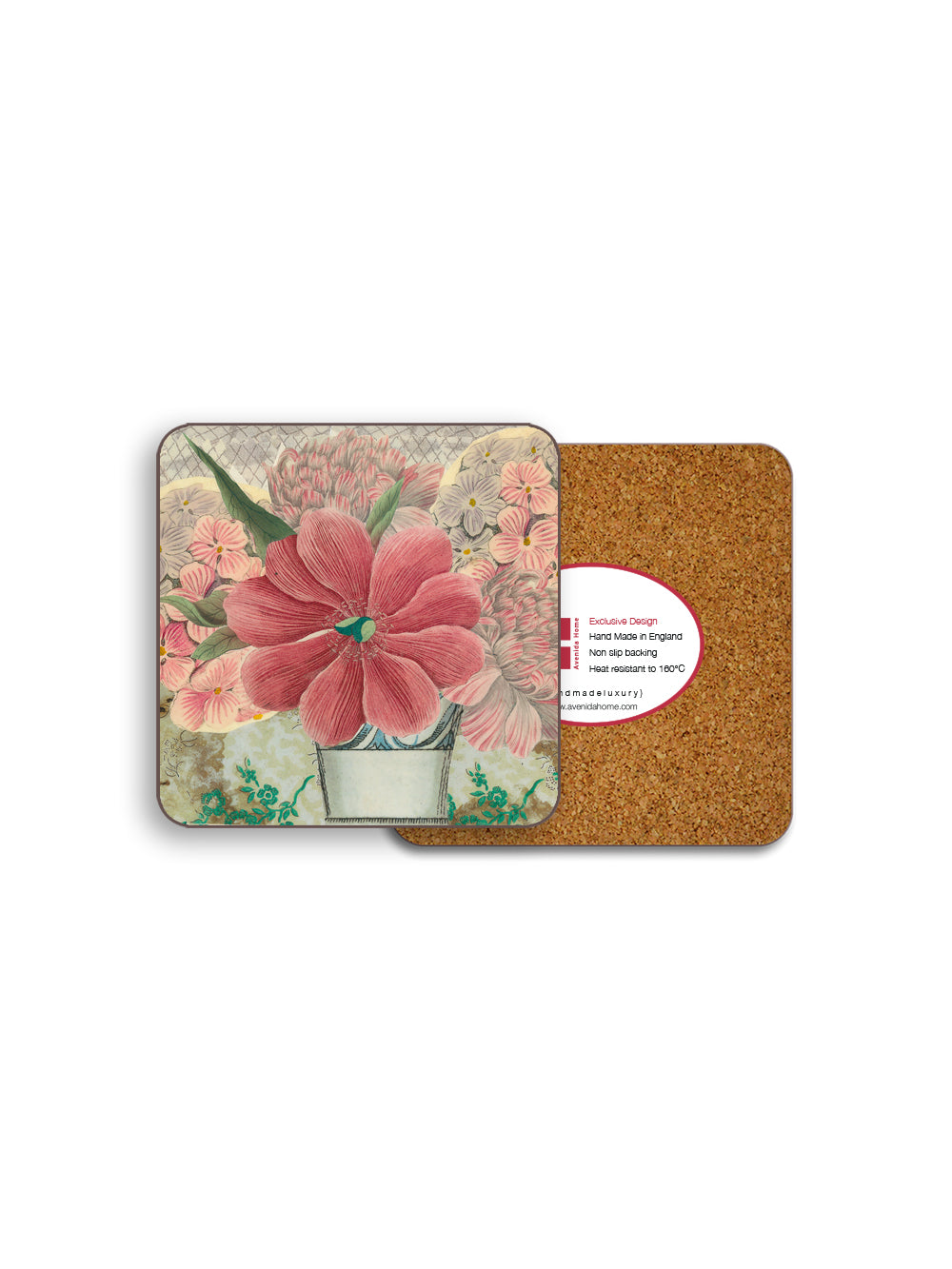 Joy of Flowers Square Coaster