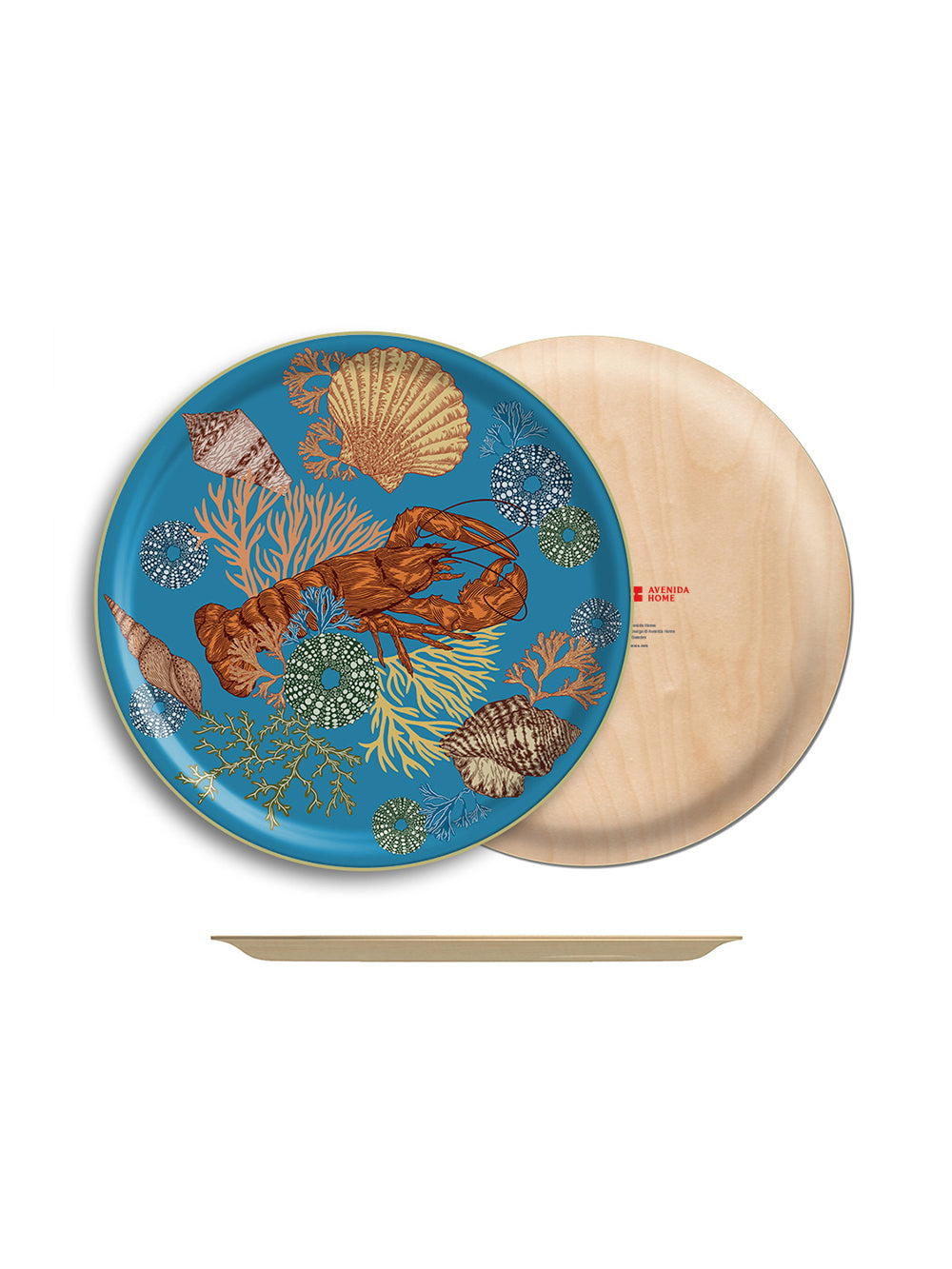 Lobster Large Round Tray