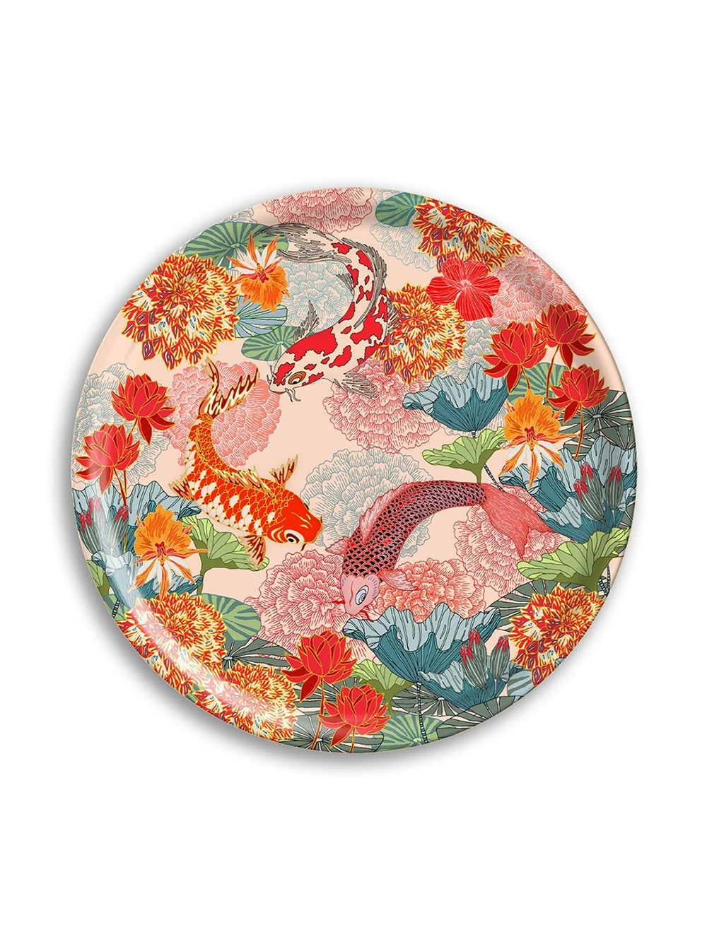 Lotus Large Round Tray