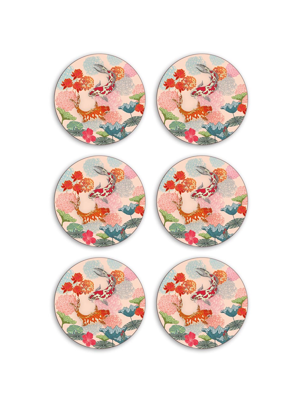 Lotus Coasters Set of 6