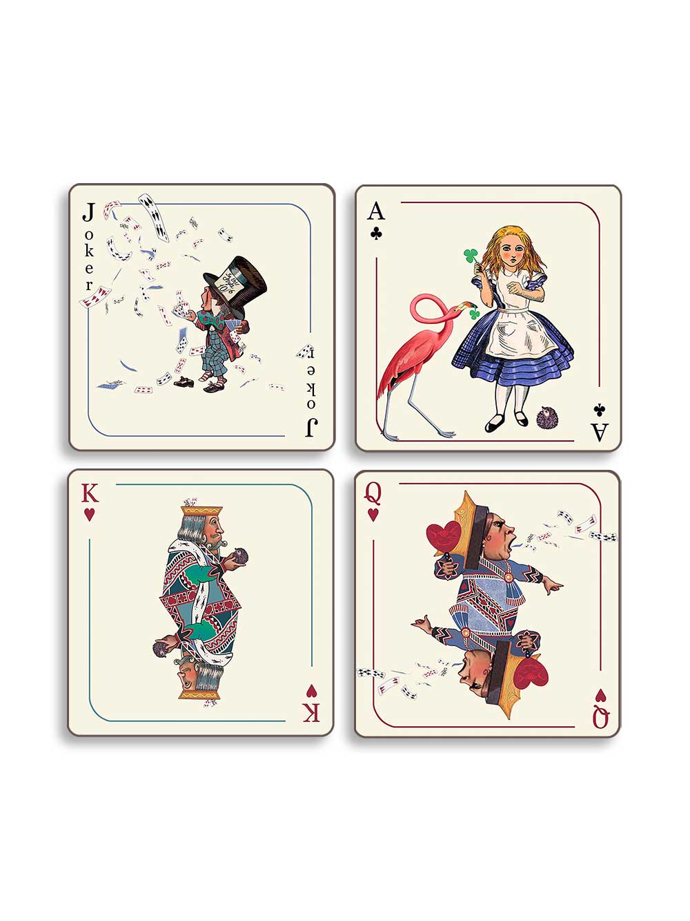 Alice in Wonderland Set of 4 Placemats