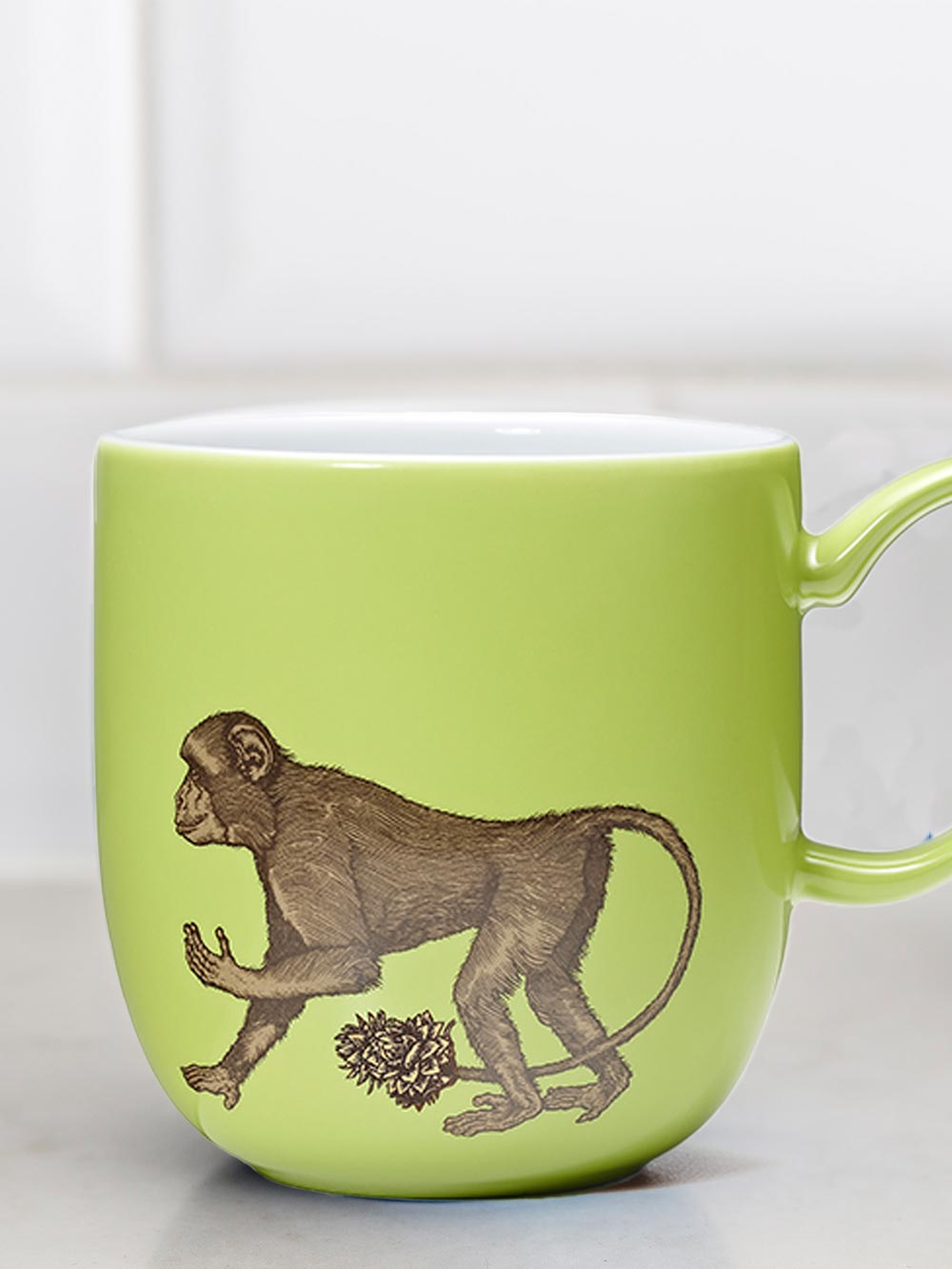 Monkey Porcelain Mug