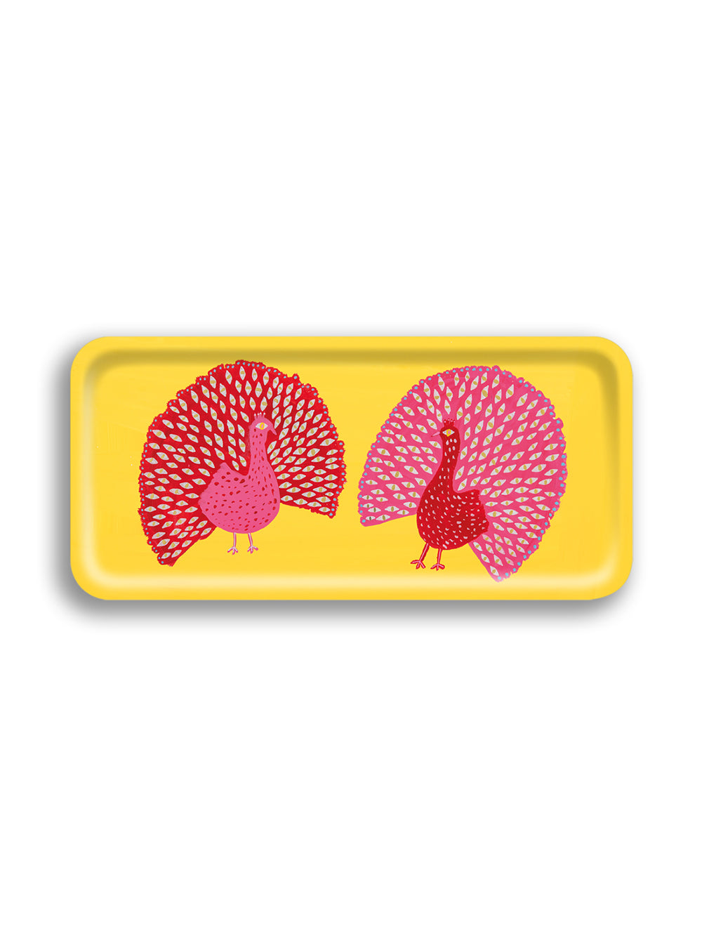 Mr and Mrs Peacock Narrow Tray