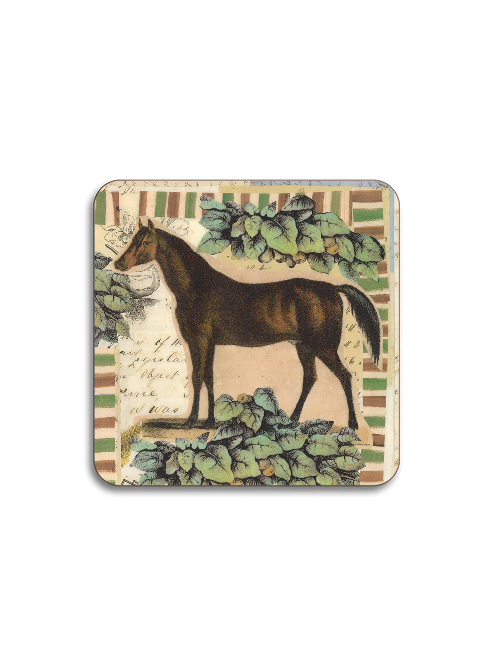 Mules and Horses Square Coaster